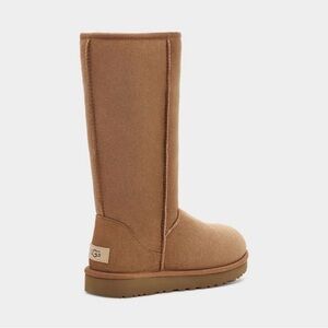 Women’s chestnut / brown tall Uggs. Only worn 1 time, they’re in great condition